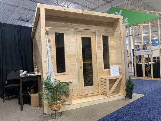 True North Cabin Outdoor Sauna - Red Cedar, White Cedar, Pine Wood