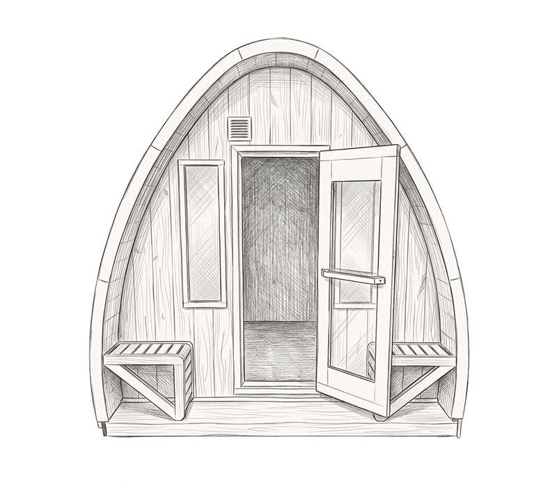 The Large Pod Sauna