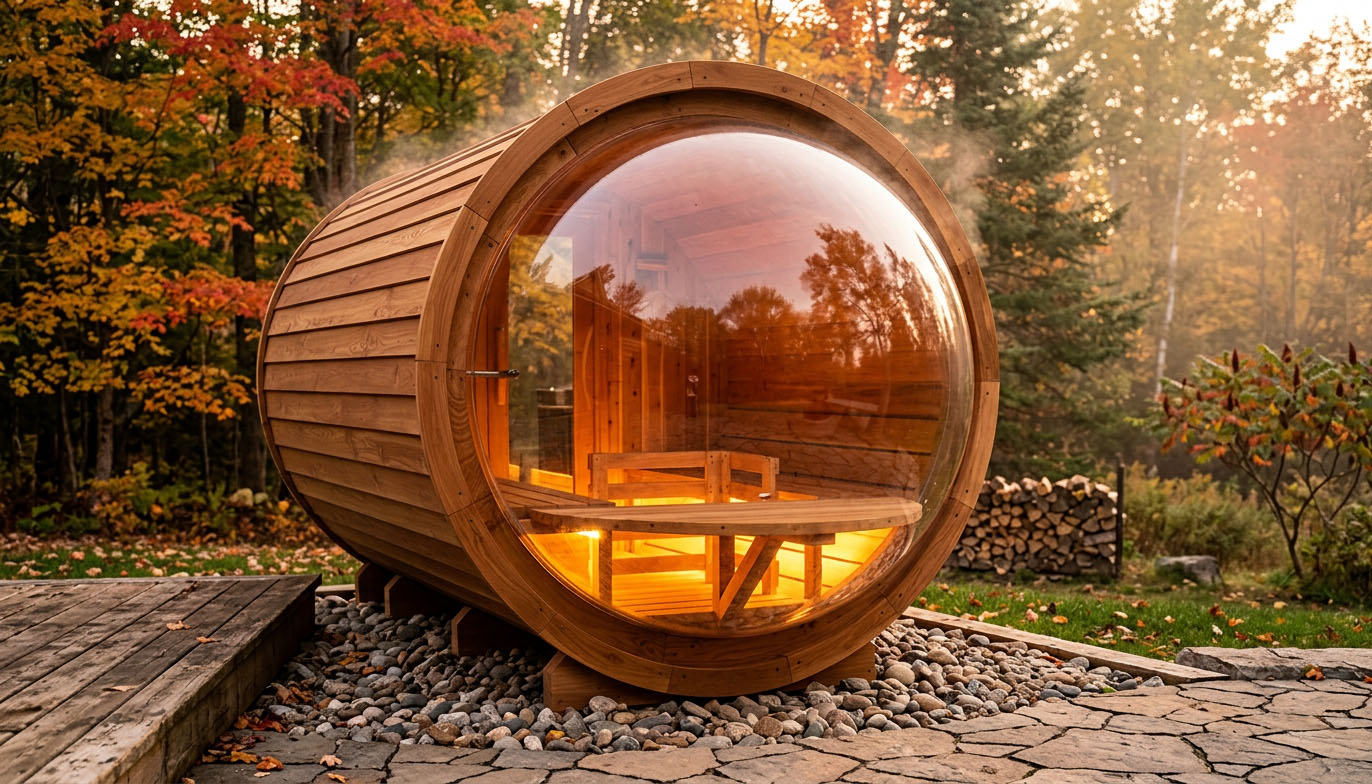 The Panorama Barrel Sauna