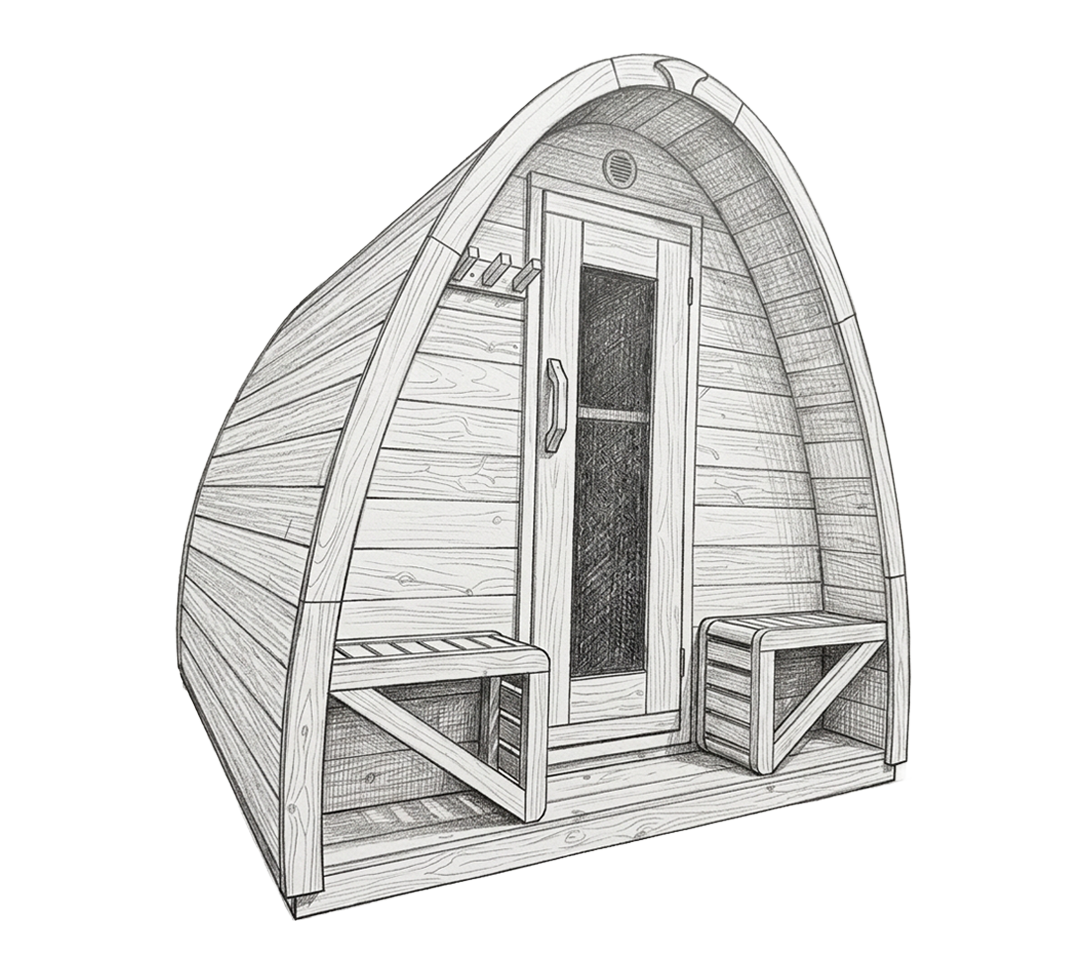 The Tiny Pod Sauna