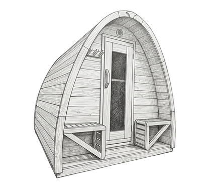 The Tiny Pod Sauna