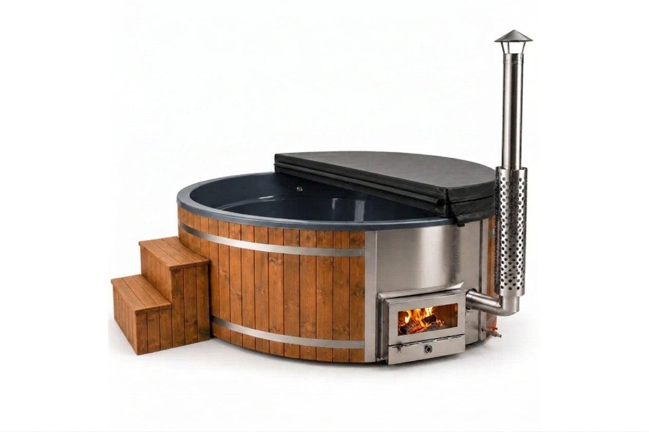 The Bartia L Wood-Fire Hot Tub