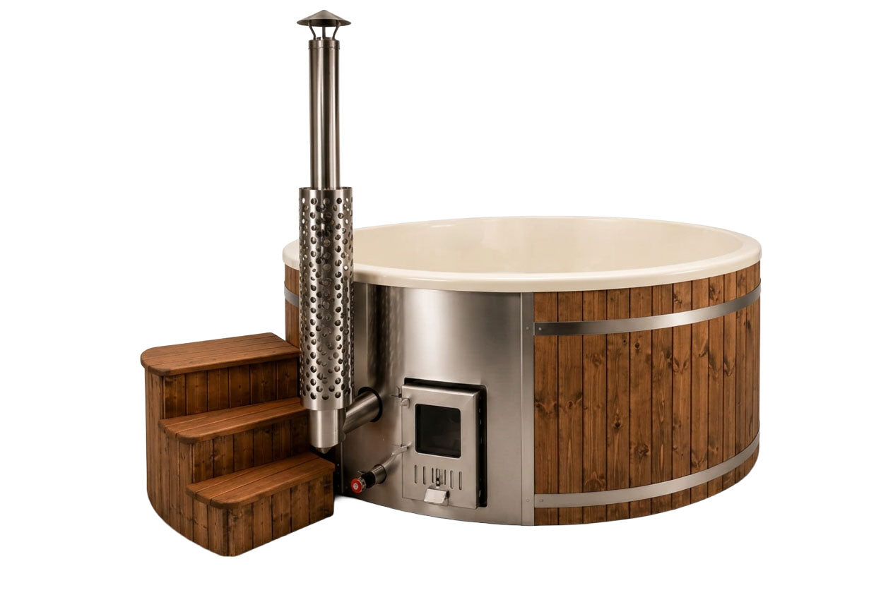 The Semba L Wood Fired Hot Tub